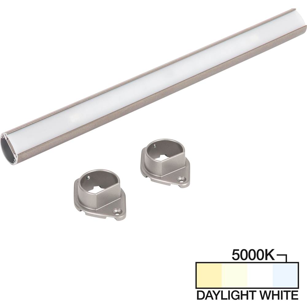 Task Lighting 54'' LED Lighted Closet Rod, Satin Nickel 5000K Daylight White