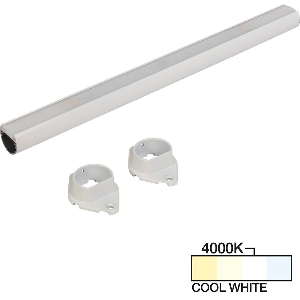 Task Lighting 30'' LED Lighted Closet Rod, White 4000K Cool White