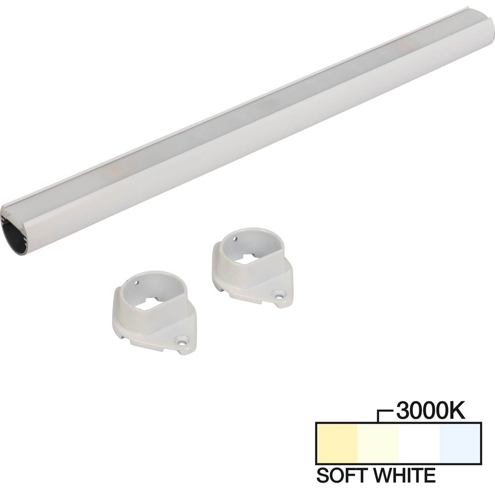 Task Lighting 72'' LED Lighted Closet Rod, White 3000K Soft White