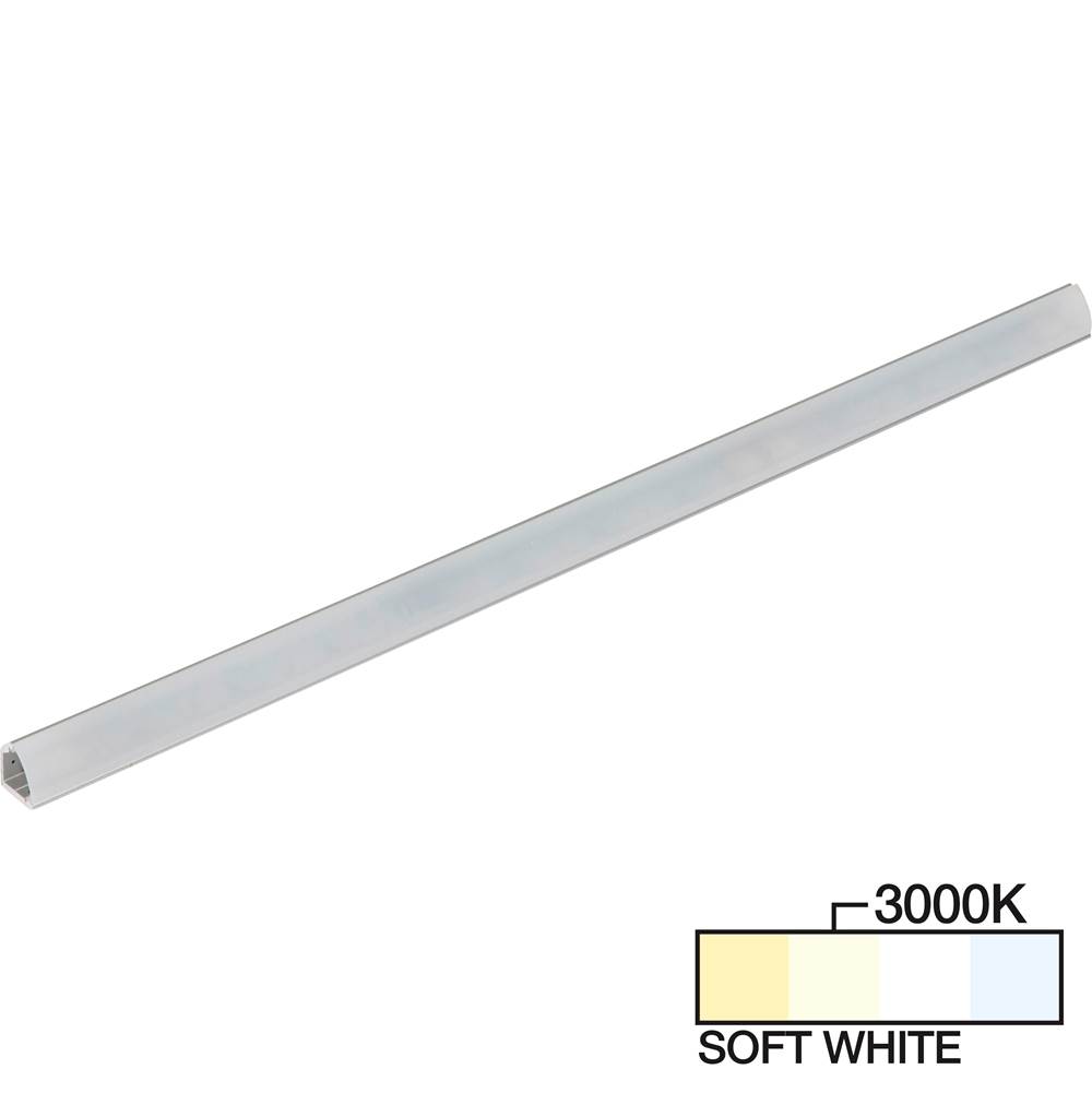Task Lighting 12-3/4'' 200 Lumen S Series Angled LED Strip Light, 3000K Soft White