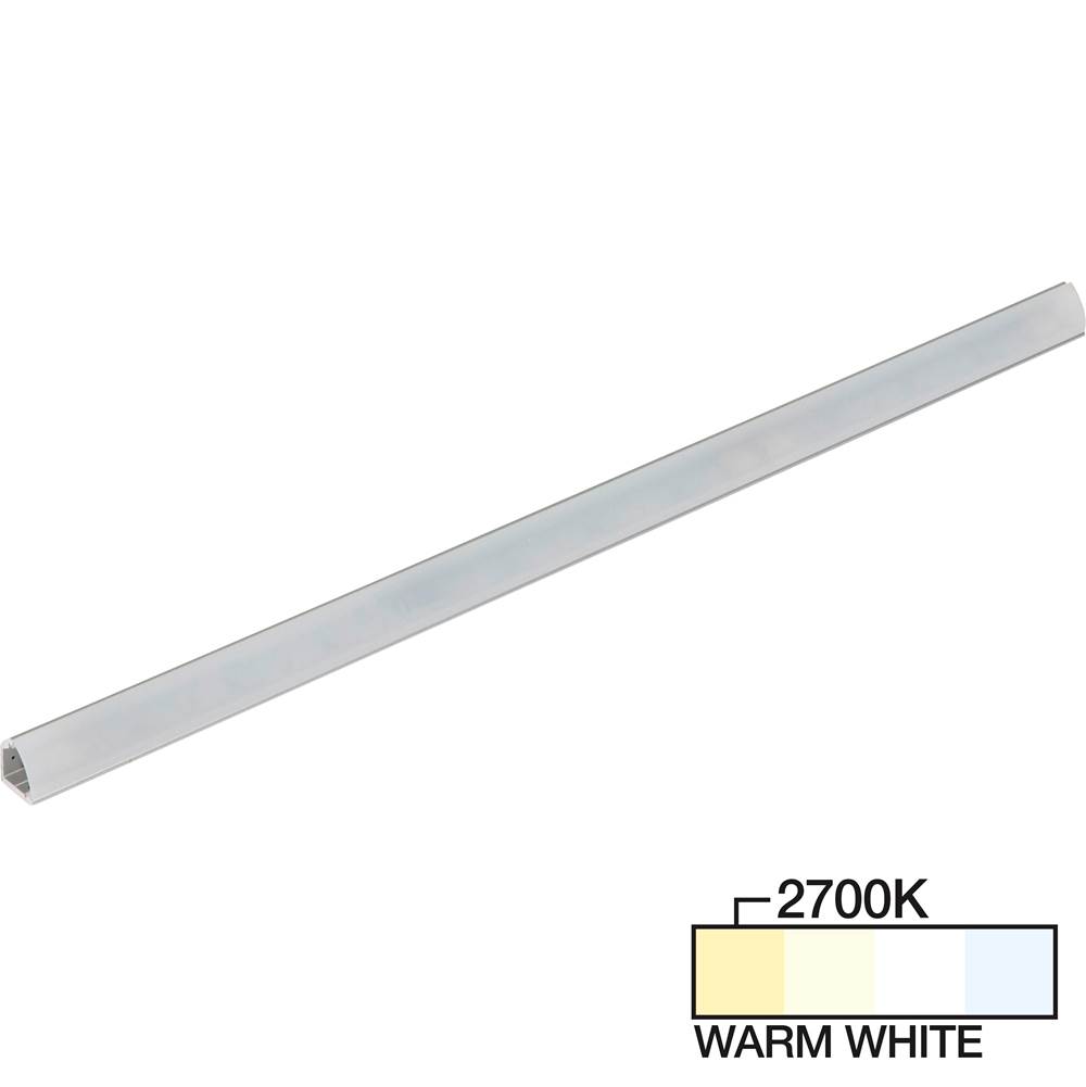 Task Lighting 6-3/4'' 300 Lumen S Series Angled LED Strip Light, 2700K Warm White